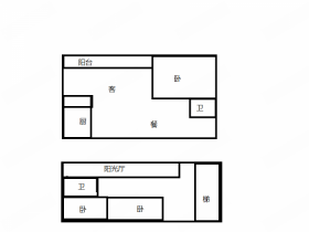 万通城 3室2厅2卫 135m&sup2;