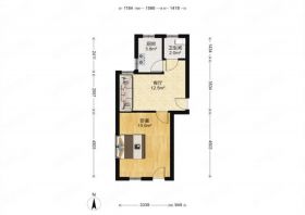 陈家小园 1室1厅1卫 48m&sup2;