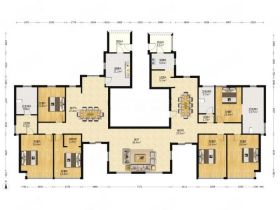 圆融广场公馆 3室2厅1卫 155m&sup2;