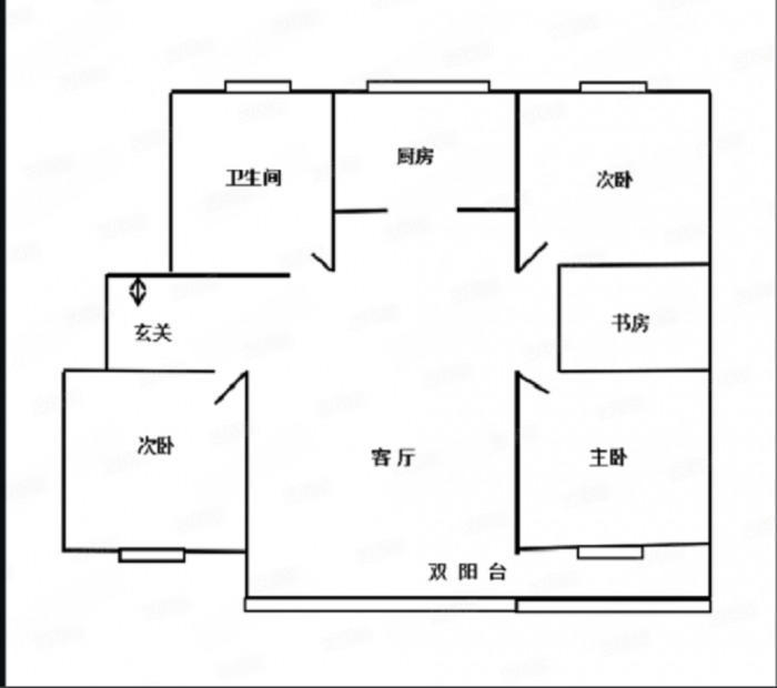 五一新村西区 3室2厅1卫 130.00m&sup2;