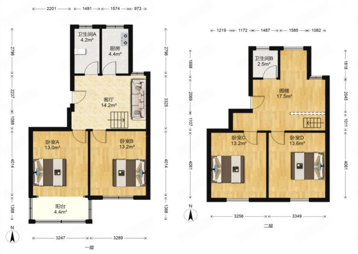 中南俪园 4室2厅2卫 175m&sup2;
