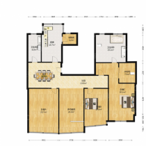 天安花园 4室2厅2卫 235.88m&sup2;