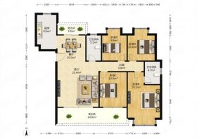 华强城 4室2厅2卫 158m²