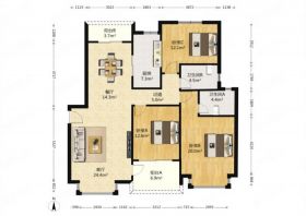 恒大御澜庭 3室2厅2卫 138m&sup2;