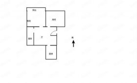 城港新村 2室1厅1卫 60m&sup2;