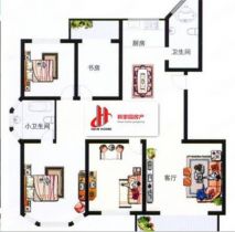 兆丰嘉园 4室2厅2卫 163.58m&sup2;