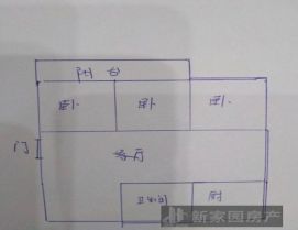 富贵北园 3室1厅1卫 125m&sup2;
