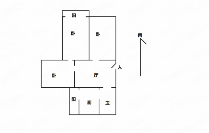 望江楼小区 3室1厅1卫 81m&sup2;