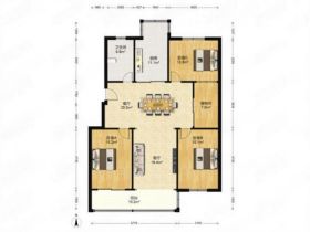 和谐汇景新苑 3室2厅1卫 126m&sup2;