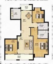 北城一品 3室1厅1卫 45m&sup2;