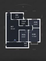 恒大悦珑湾 3室2厅2卫 123m&sup2;