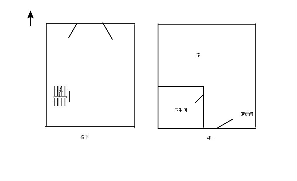 小石桥花苑 1室1厅1卫 110m&sup2;