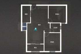 江景苑小区 2室1厅1卫 89m&sup2;