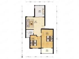 临江家园 2室2厅1卫 95m&sup2;