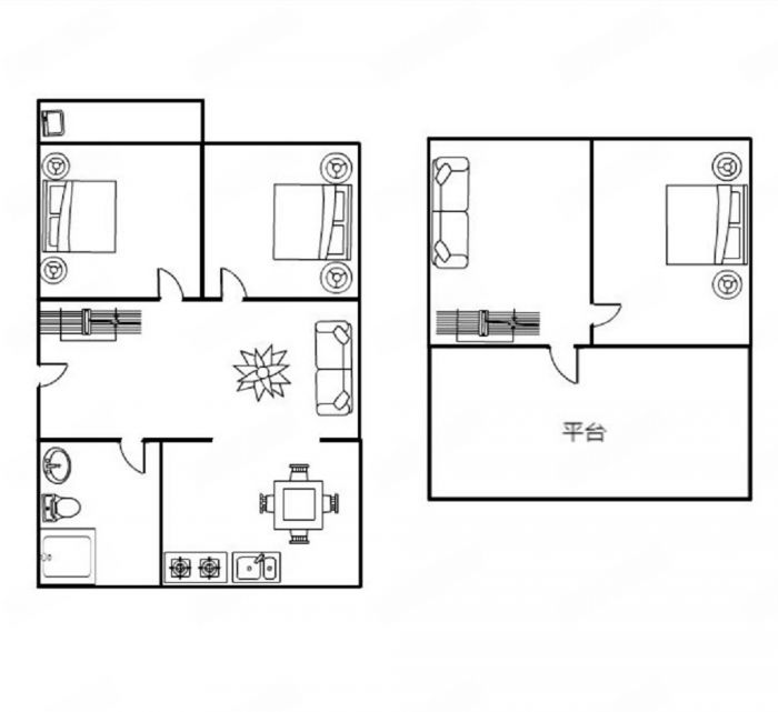 城港新村 4室2厅1卫 80.65m&sup2;