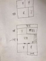濠西园中北小区 4室1厅1卫 89.98m&sup2;