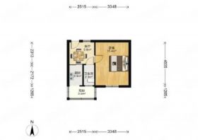 虹桥新村(朝霞路) 1室1厅1卫 37m&sup2;