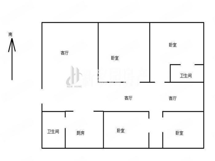 兆丰嘉园 4室2厅2卫 165m&sup2;