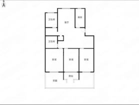 城市嘉苑 3室2厅1卫 123.00m&sup2;