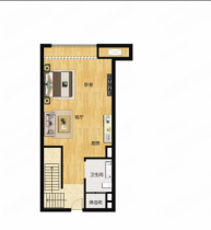 五洲国际广场 1室1厅1卫 47m&sup2;