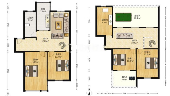 东昇花园 室厅卫 96m&sup2;