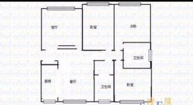 高迪晶城 3室2厅2卫 160m&sup2;