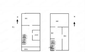 汇富花苑 2室2厅1卫 60m&sup2;