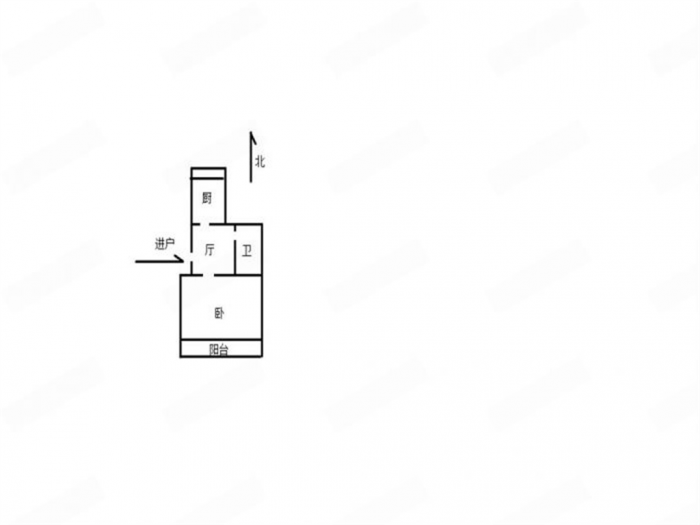万象西园 1室1厅1卫 47m&sup2;