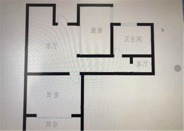 中南世纪花城三期 1室1厅1卫 66.00m&sup2;