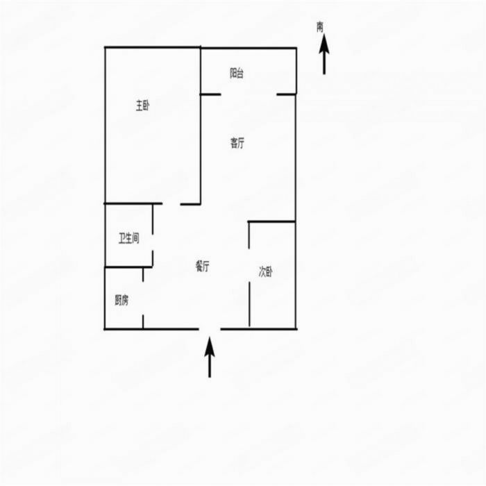华美达大厦 1室1厅1卫 25m&sup2;