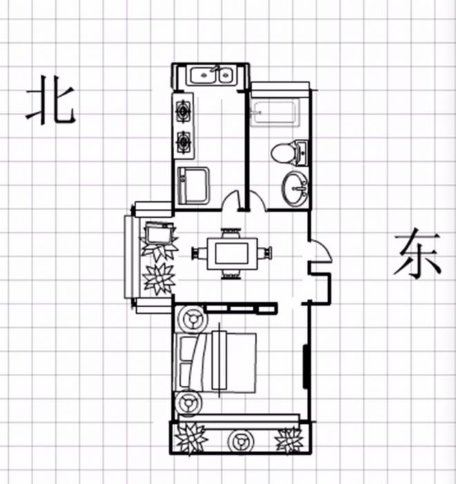 春天花园 2室1厅1卫 78m&sup2;