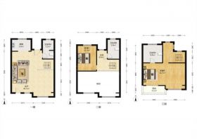 绿地新里城 3室2厅3卫 140m&sup2;