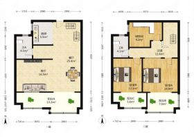 保利香槟国际 3室2厅2卫 112.69m&sup2;