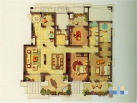 景瑞望府 4室2厅2卫 194.13m&sup2;