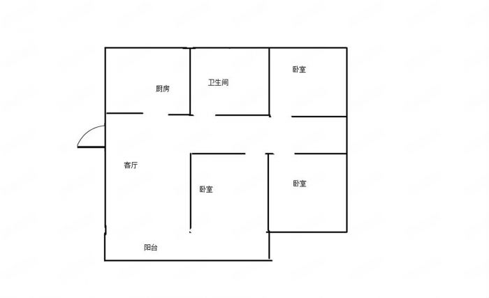 春晖花园 3室2厅2卫 134m&sup2;
