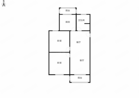星嘉花园 2室2厅1卫 105m&sup2;