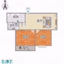 融悦华庭 2室1厅1卫 85m&sup2;
