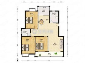 春晖花园 3室2厅2卫 138m&sup2;
