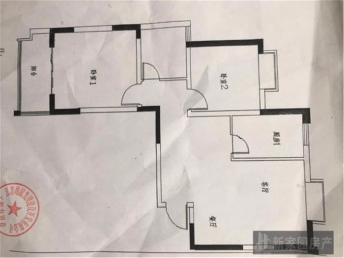 炜赋花苑 2室1厅1卫 78.6m&sup2;