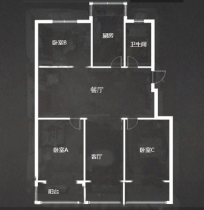 和丰北城锦居 3室2厅1卫 135.66m&sup2;