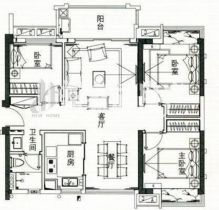 新星苑 5室1厅2卫 180m&sup2;