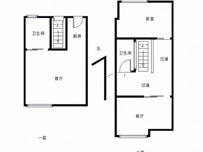 万科爱情公寓 2室1厅1卫 52m&sup2;