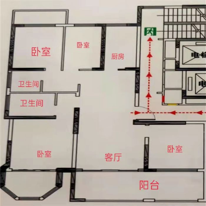 中南世纪花城三期 4室2厅2卫 146.00m&sup2;
