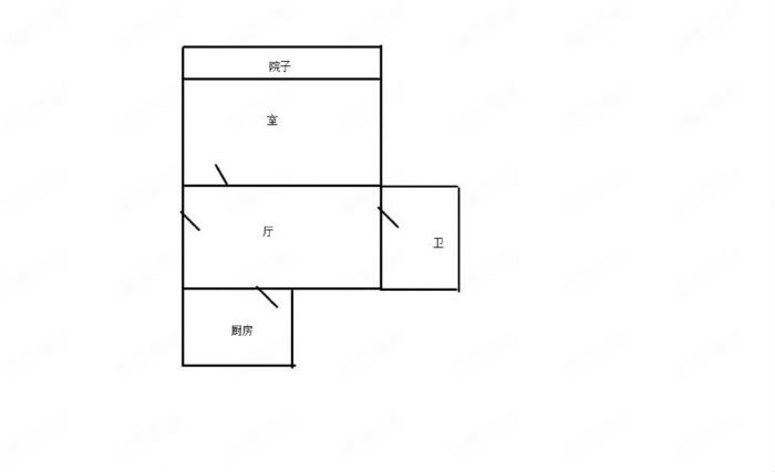易家桥新村 1室1厅1卫 48m&sup2;