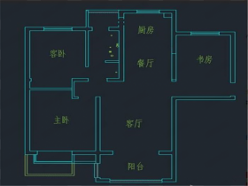 景瑞望府 3室2厅1卫 113m&sup2;