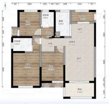 金科廊桥水岸 3室2厅2卫 113m&sup2;