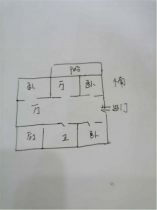 滨江花园 3室2厅1卫 130m&sup2;