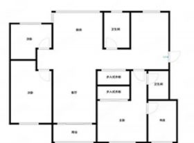 博园岚郡 4室2厅2卫 140m&sup2;