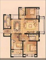 南通橡树湾 3室2厅1卫 138m&sup2;