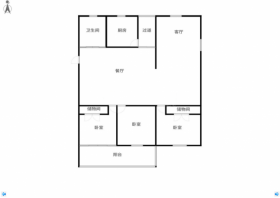 方大花苑 3室2厅1卫 103.22m&sup2;
